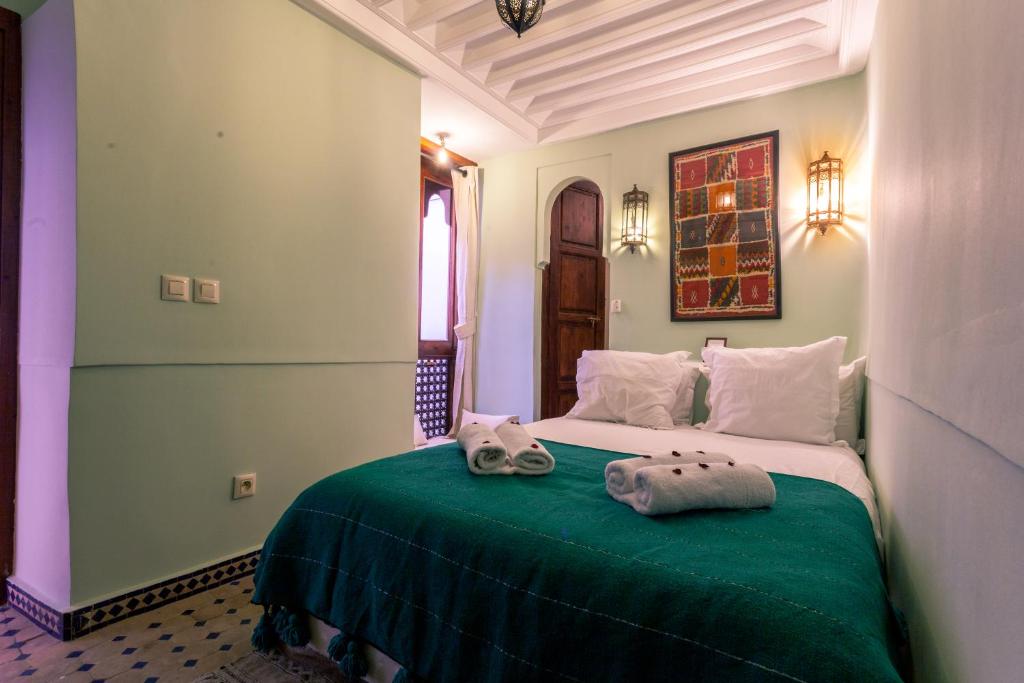 Chambre Émeraude du Riad Chams